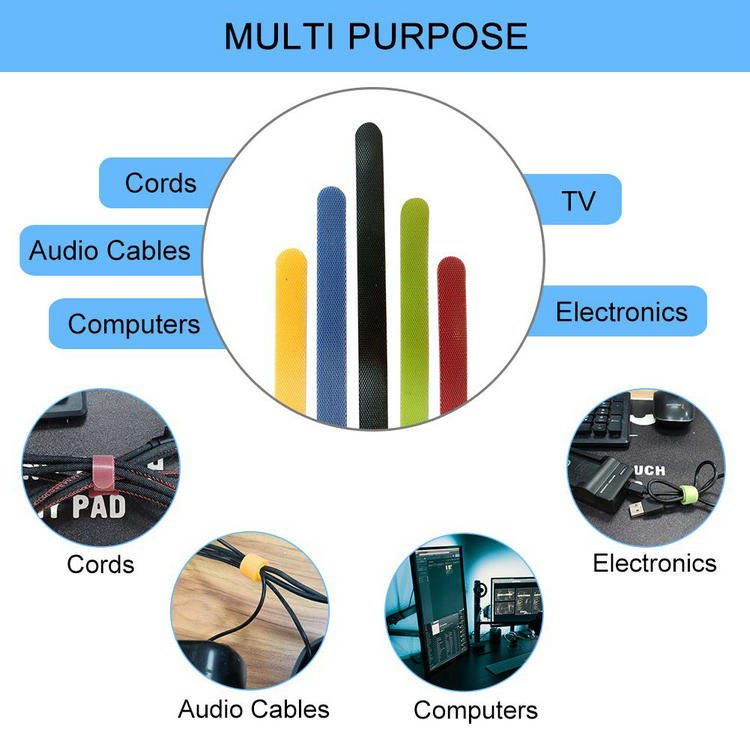 Hook And Loop Cable Ties