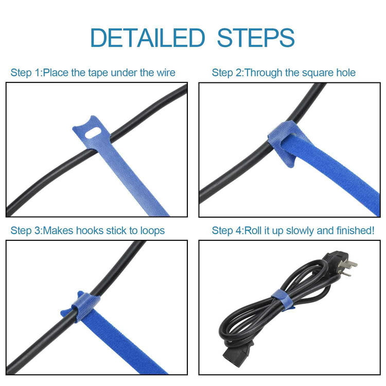 Hook And Loop Cable Ties